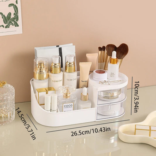 Cosmetic Storage Box With Drawer