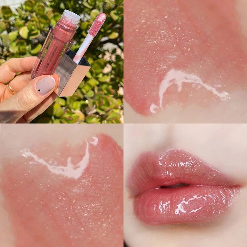 Beauty Lip Glaze Moisten Shine Glitter Lip Plumper Makeup