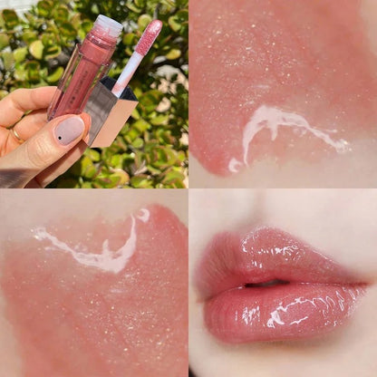 Beauty Lip Glaze Moisten Shine Glitter Lip Plumper Makeup