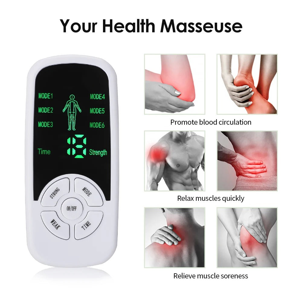 EMS Pulse Electric Muscle Stimulator Back Neck Body Massager