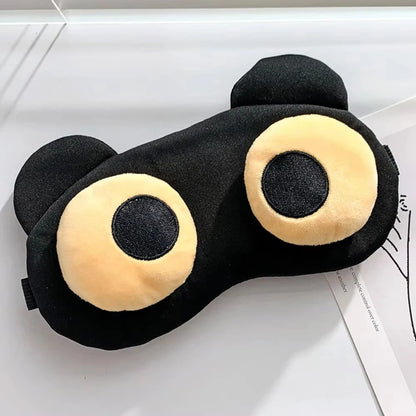 Cute Eye Mask for Sleep Cover Breathable Soothing Eye Fatigue Warm Compress Wear Comfortable Children And Students Blindfold Eye