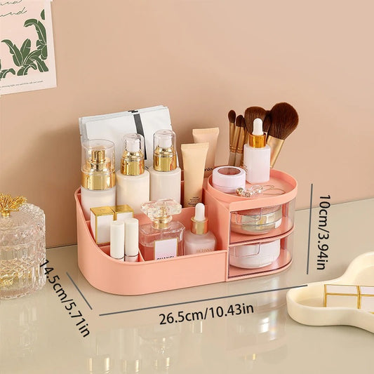 Cosmetic Storage Box With Drawer