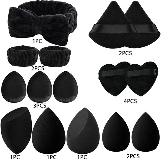 17-Piece Makeup Sponge Set
